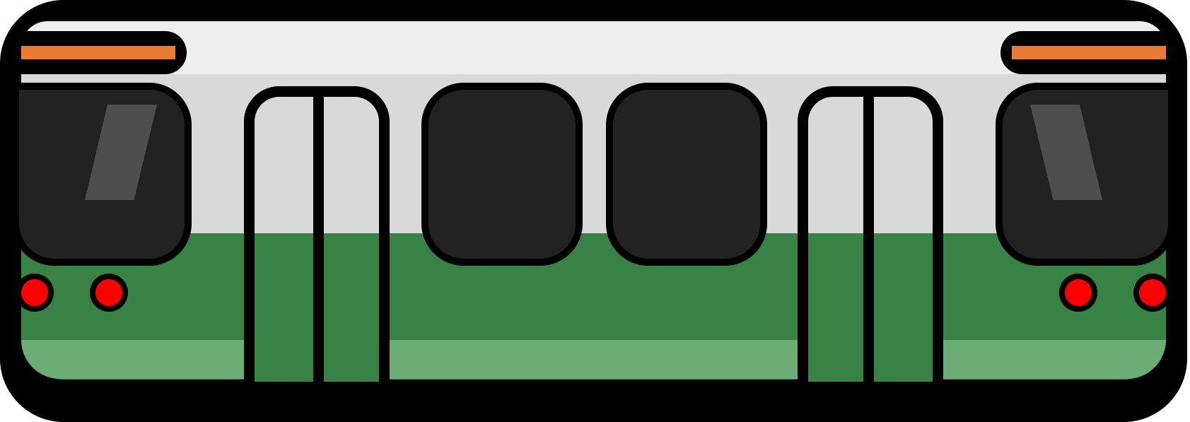 Front MBTA Train
